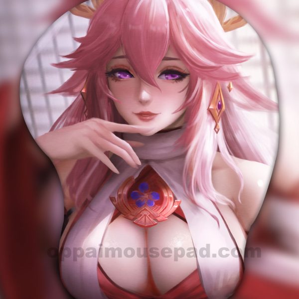 Yae Miko 3D Oppai Mouse Pad Ver1