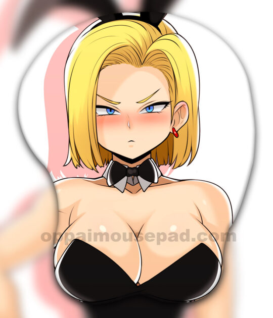 Android 18 3D Oppai Mouse Pad