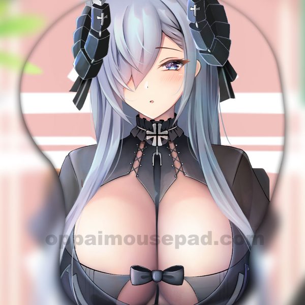 August Von Parseval 3D Oppai Mouse Pad