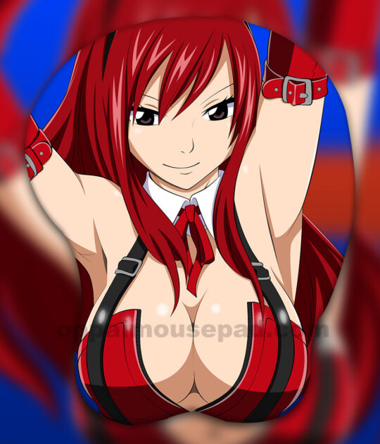 Erza Scarlet 3D Oppai Mouse Pad