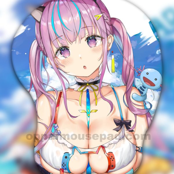 Minato Aqua 3D Oppai Mouse Pad Ver2
