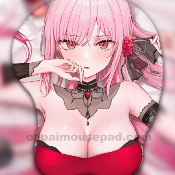 Mori Calliope 3D Oppai Mouse Pad