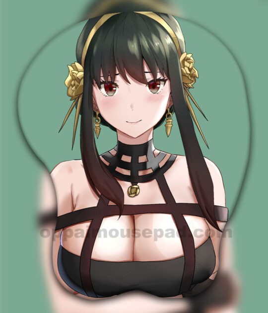 Yor Forger 3D Oppai Mouse Pad