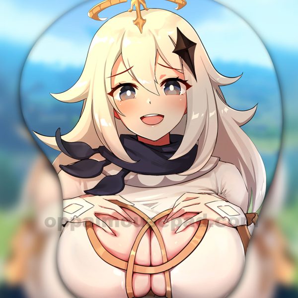 Paimon Life Size Oppai Mousepad