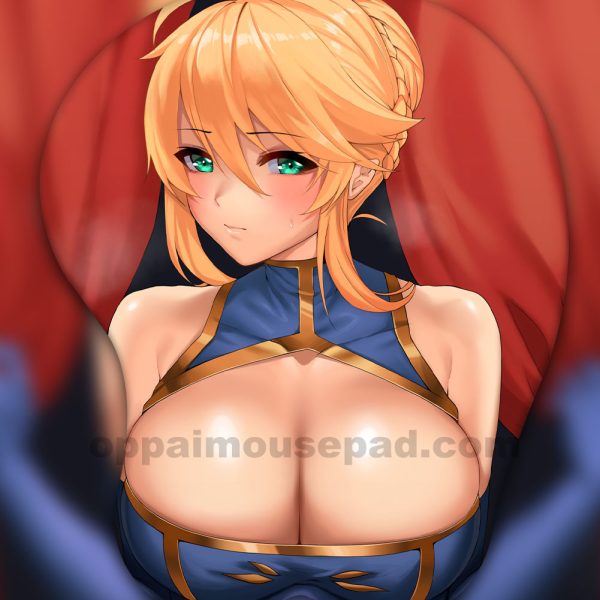 Artoria Pendragon Life Size Oppai Mousepad