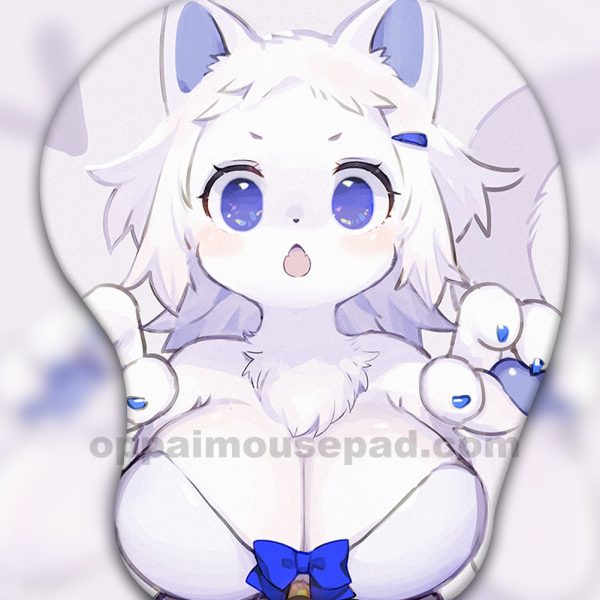 Cat Girl 3D Oppai Mouse Pad Ver2