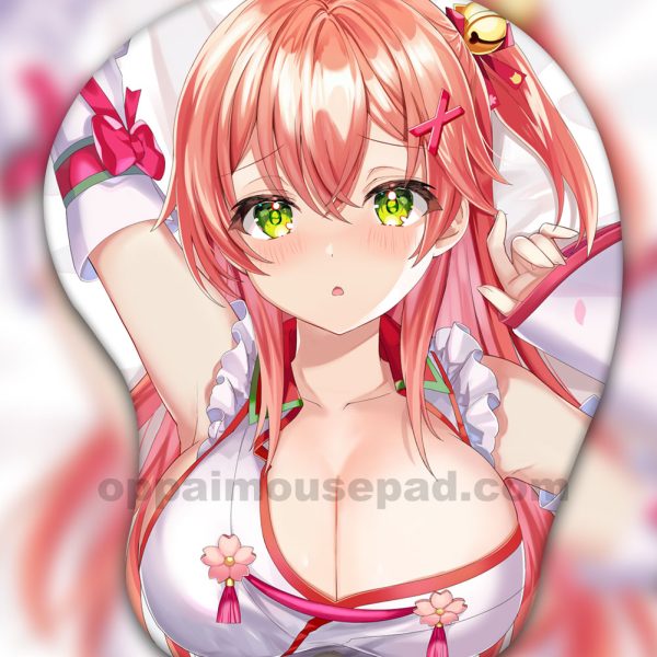 Sakura Miko 3D Oppai Mouse Pad