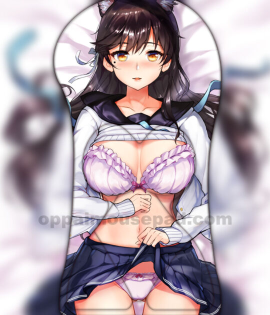 Atago Half Body 3D Mouse Pad