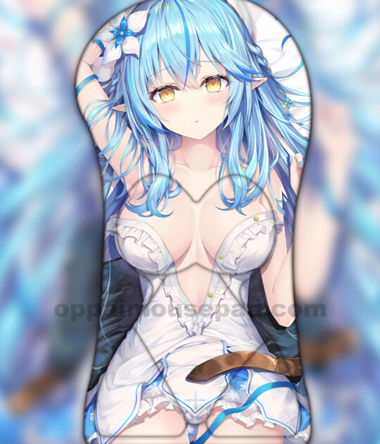 Yukihana Lamy Half Body 3D Mouse Pad