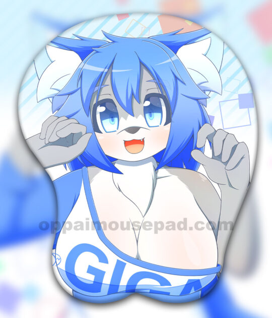 Furry 3D Oppai Mouse Pad