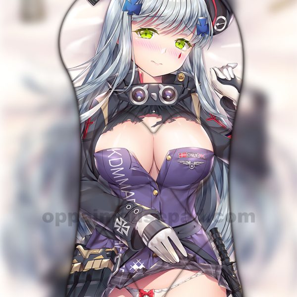Girls Frontline HK416 Half Body 3D Mouse Pad