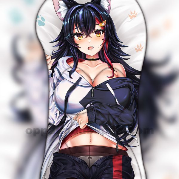 Ookami Mio Half Body 3D Mouse Pad