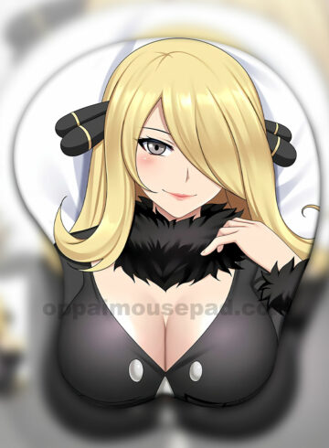 Pokemon Cynthia 3D Oppai Mouse Pad