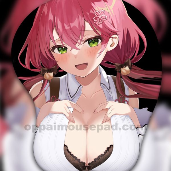 Sakura Miko 3D Oppai Mouse Pad Ver1