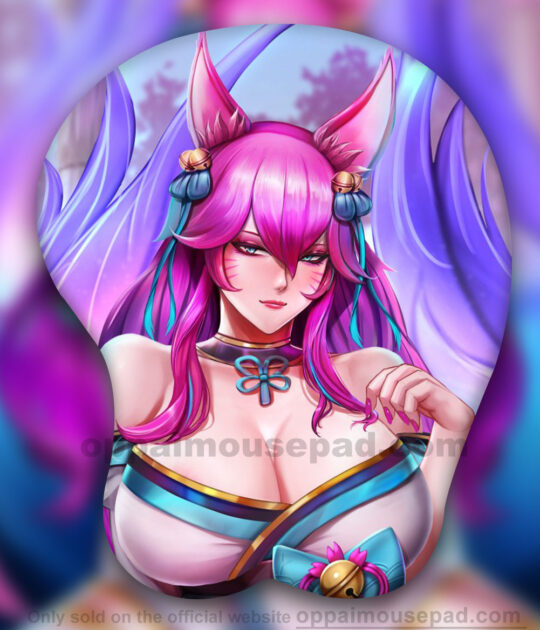 Ahri 3D Oppai Mouse Pad |  League of Legends