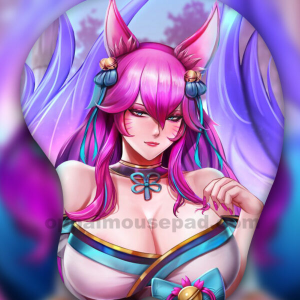 Ahri 3D Oppai Mouse Pad |  League of Legends