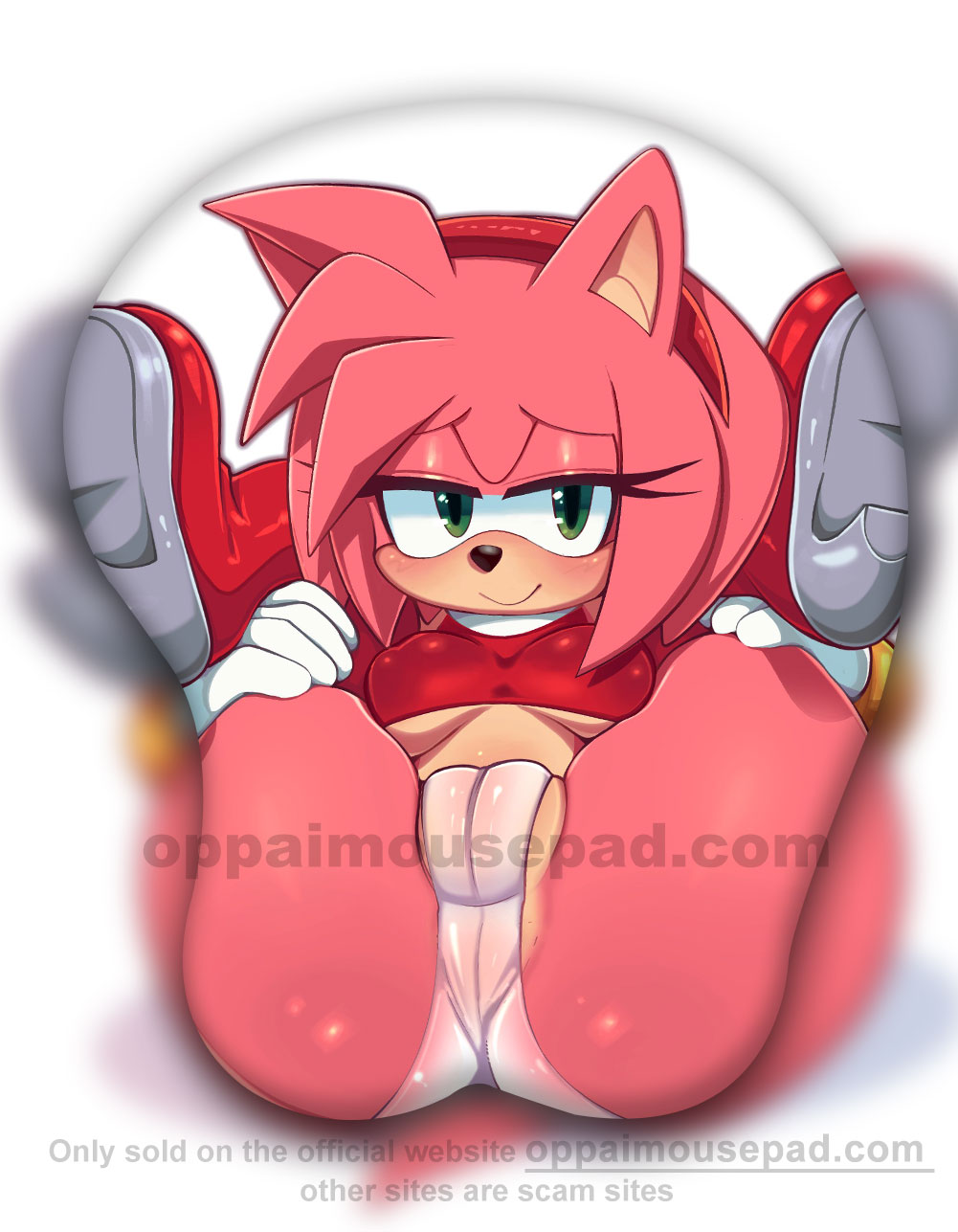 Amy Rose 3D Butt Mouse Pad | Sonic the Hedgehog - Oppai Mousepad