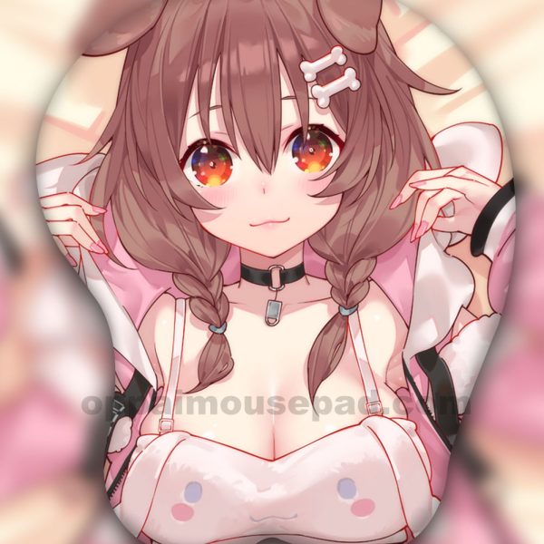 Inugami Korone 3D Oppai Mouse Pad | Virtual YouTuber Ver1