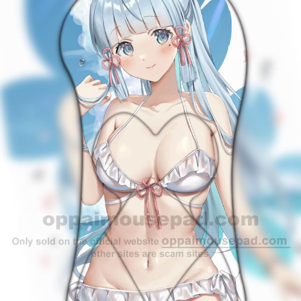 Kamisato Ayaka Half Body 3D Mouse Pad | Genshin Impact