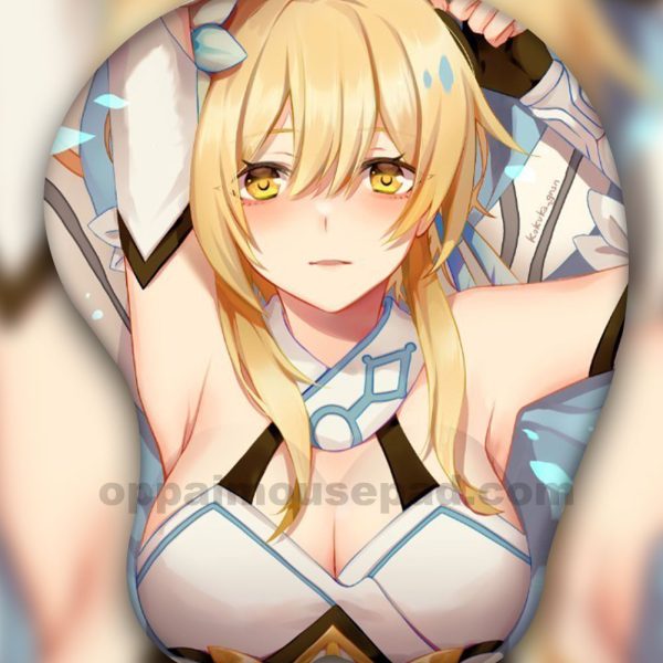 Lumine 3D Oppai Mouse Pad | Genshin Impact Ver1