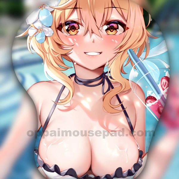 Lumine 3D Oppai Mouse Pad | Genshin Impact