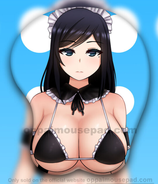 Maid 3D Oppai Mouse Pad