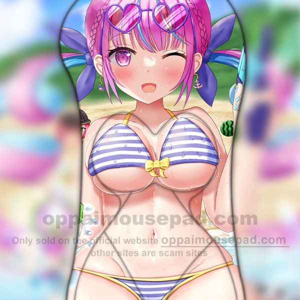 Minato Aqua Half Body 3D Mouse Pad | Virtual YouTuber