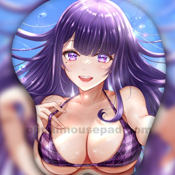 Raiden Shogun 3D Oppai Mouse Pad | Genshin Impact
