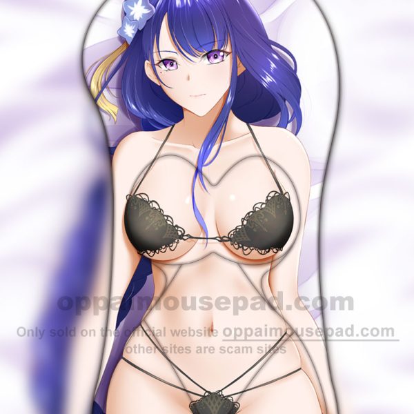 Raiden Shogun Half Body 3D Mouse Pad | Genshin Impact Ver2