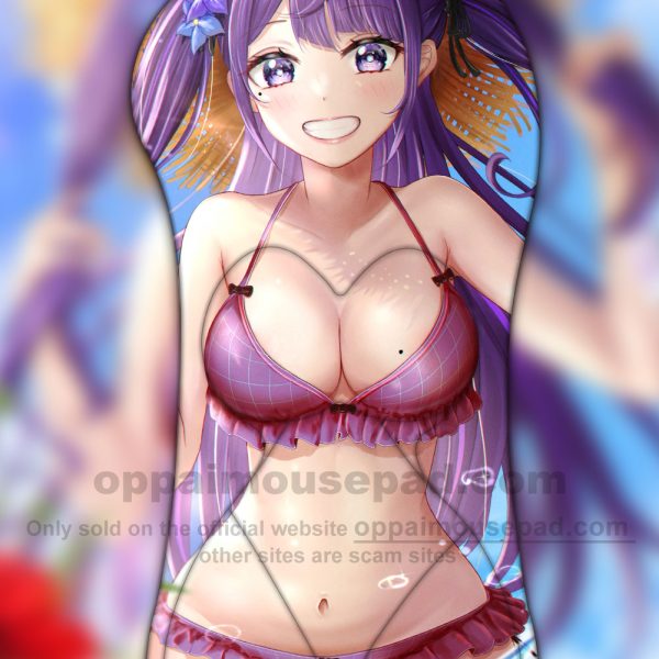 Raiden Shogun Half Body 3D Mouse Pad | Genshin Impact