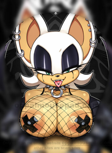 Rouge the Bat Life Size Oppai Mousepad | Sonic the Hedgehog