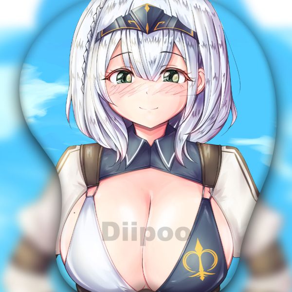 Shirogane Noel 3D Oppai Mouse Pad | Virtual YouTuber