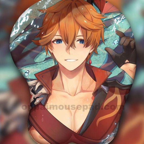 Tartaglia 3D Oppai Mouse Pad | Genshin Impact