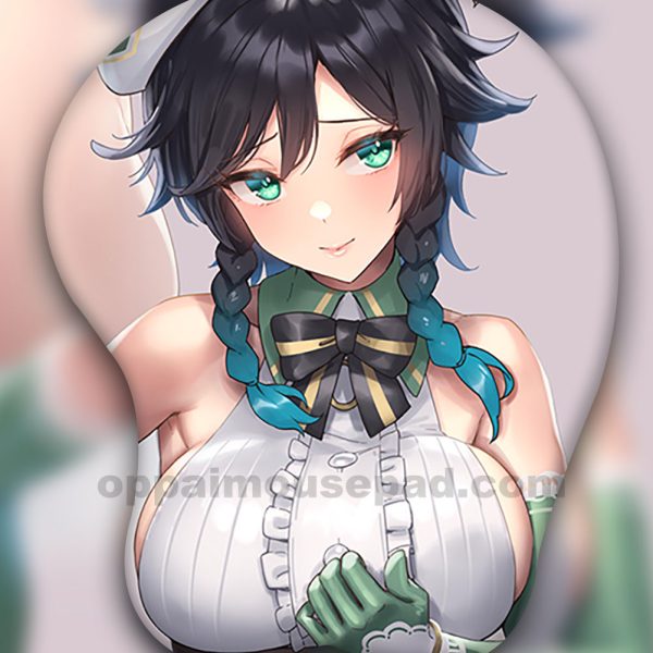 Venti 3D Oppai Mouse Pad | Genshin Impact