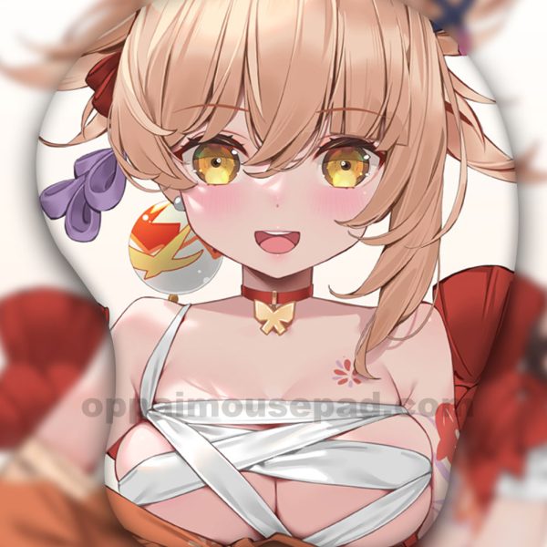 Yoimiya 3D Oppai Mouse Pad | Genshin Impact