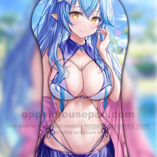 Yukihana Lamy Half Body 3D Mouse Pad | Virtual YouTuber Ver1