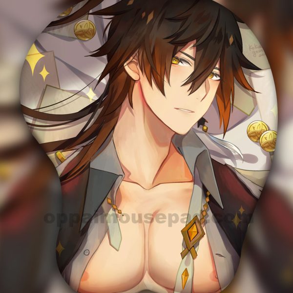 Zhongli 3D Oppai Mouse Pad | Genshin Impact