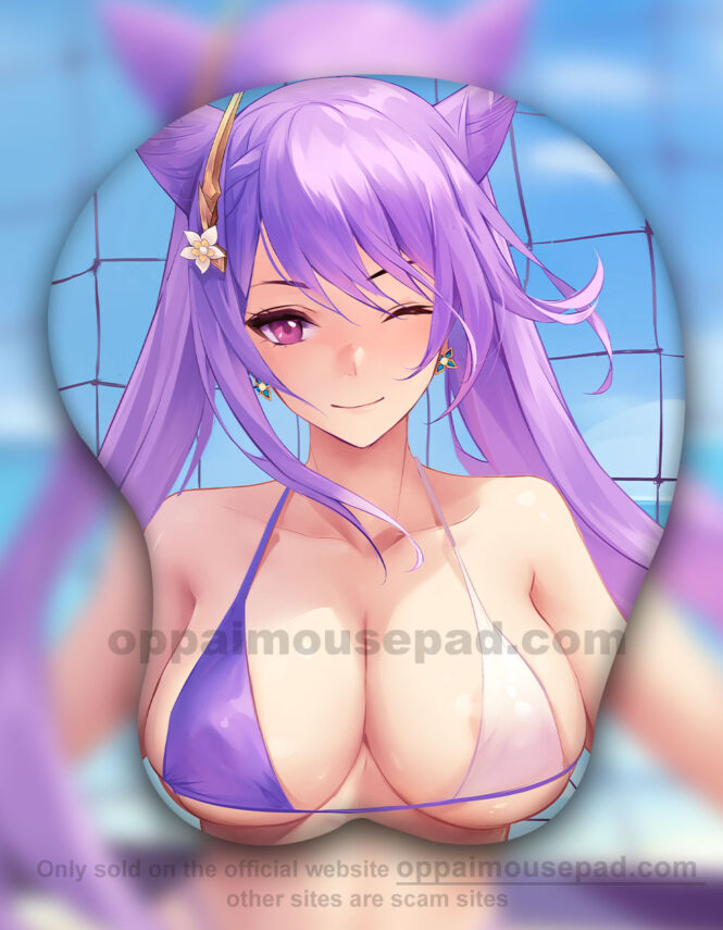 Keqing 3D Oppai Mouse Pad Genshin Impact