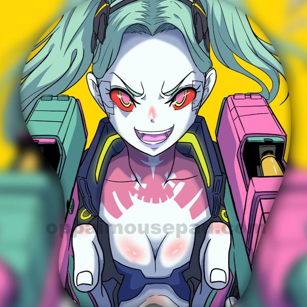 Rebecca 3D Oppai Mouse Pad | Cyberpunk Edgerunners