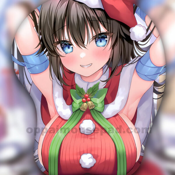 Christmas Girl 3D Oppai Mouse Pad Ver1