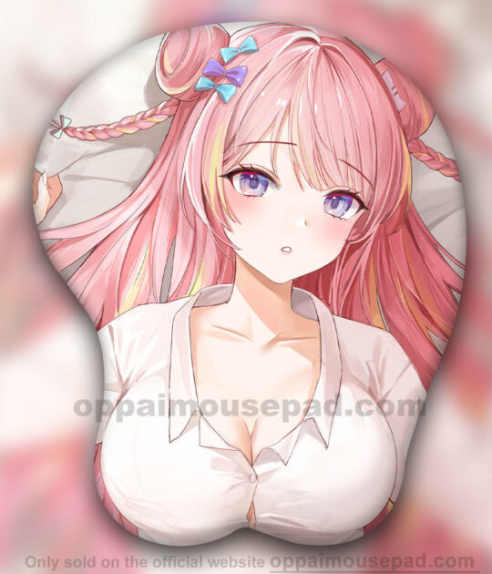 Cute Girl 3D Oppai Mouse Pad Ver2