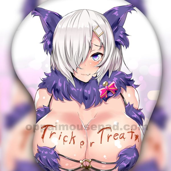 Halloween Mash Kyrielight 3D Oppai Mouse Pad | Fate Grand Order
