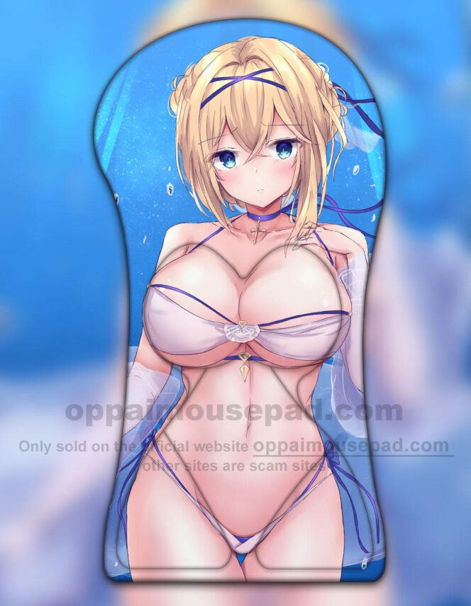 Jeanne dArc Half Body 3D Mouse Pad Fate Grand Order