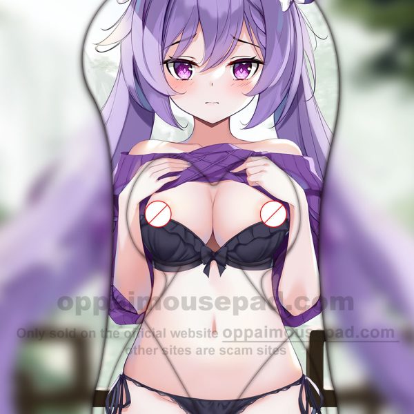 Keqing Half Body 3D Mouse Pad | Genshin Impact Ver2