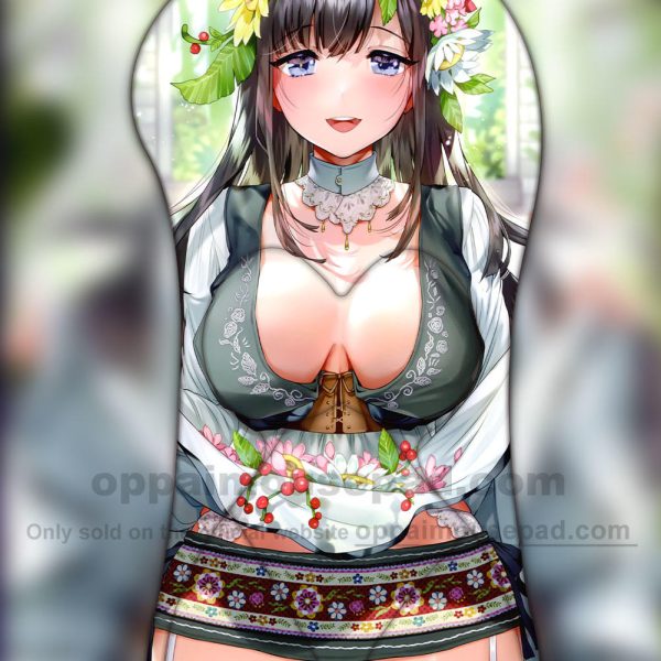 Melon Chan Half Body 3D Mouse Pad
