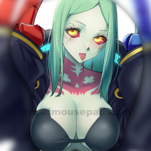 Rebecca 3D Oppai Mouse Pad | Cyberpunk Edgerunners Ver1