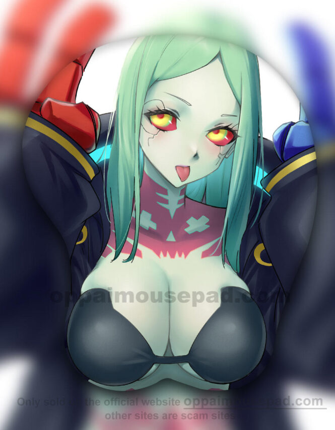 Rebecca 3D Oppai Mouse Pad Cyberpunk Edgerunners