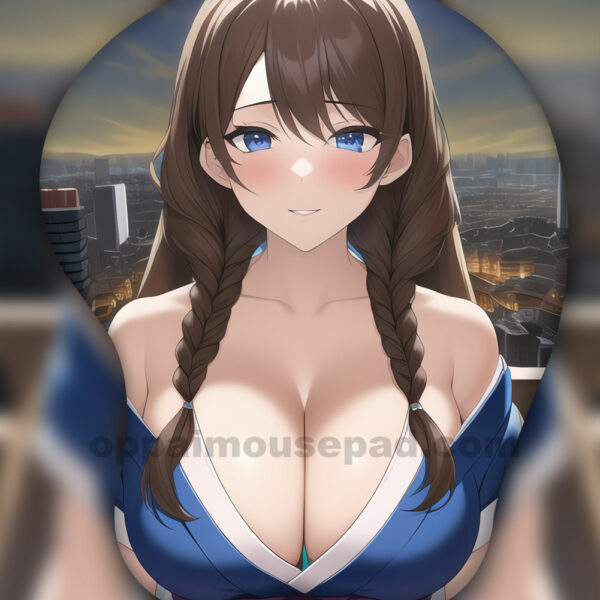 Anime Girl 3d Mouse Pad Ver1