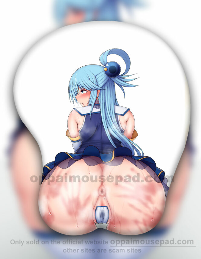 Aqua Konosuba 3D Butt Mouse Pad 1