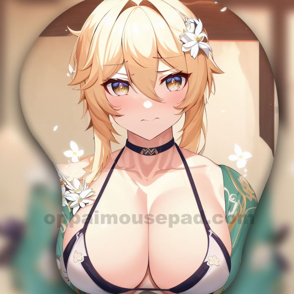 Lumine 3D Oppai Mousepad | Genshin Impact